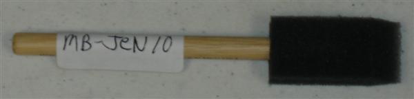 1 Foam PAINT Brush with Wood Handle