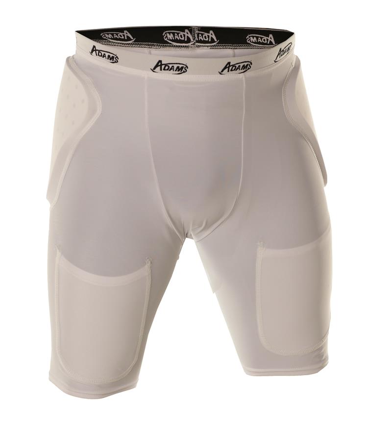 Adult XX-Large Low Rise Girdle with Sewn In Spine Pads WHITE