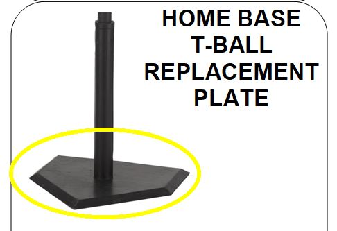 Home Base Replacement T-Ball Plate