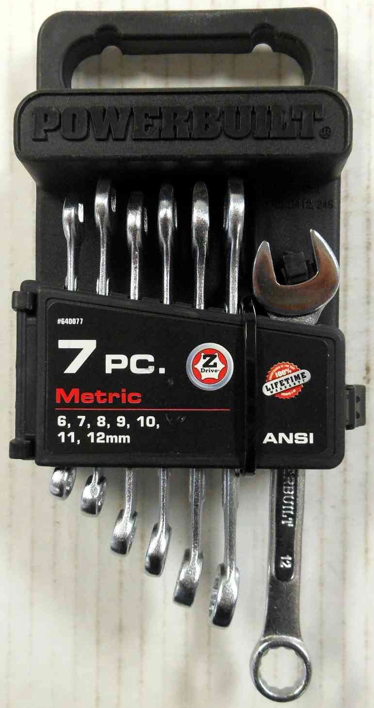 7-Piece Combination WRENCH Set (6MM - 12MM)