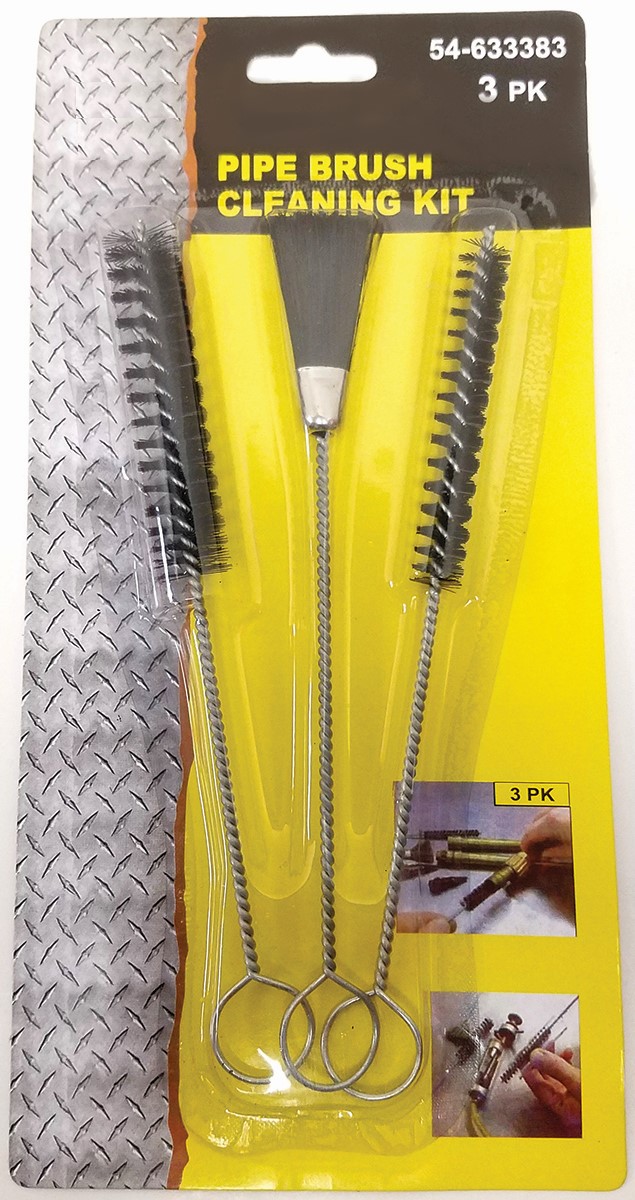 3-Piece PIPE Cleaning Brush Set