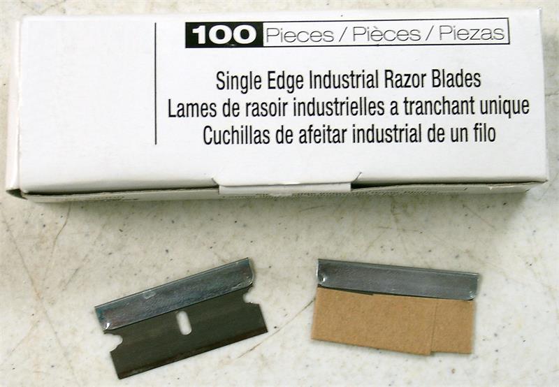 Industrial Quality Single-Edge RAZOR Blades (100-Piece Pack)