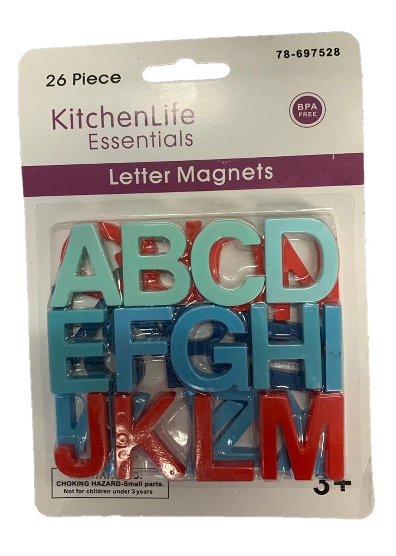 LETTER MAGNETS 26PC FOR REFRIGERATOR