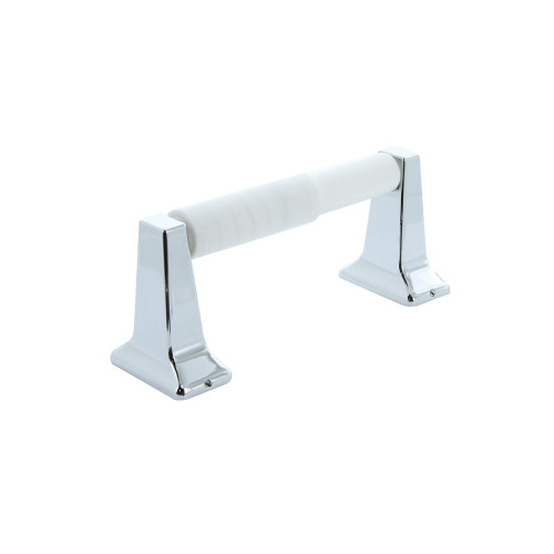 Brushed Chrome TOILET PAPER Holder with Roller