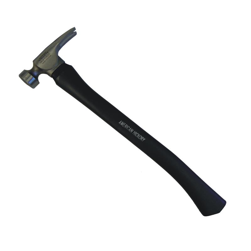 ''21-Ounce Curved-Head Framing HAMMER, Hickory Black Handle''