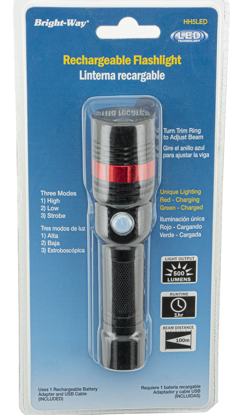 ''FLASHLIGHT LED CREE, 560 LUMENS, RECHARGEABLE ''