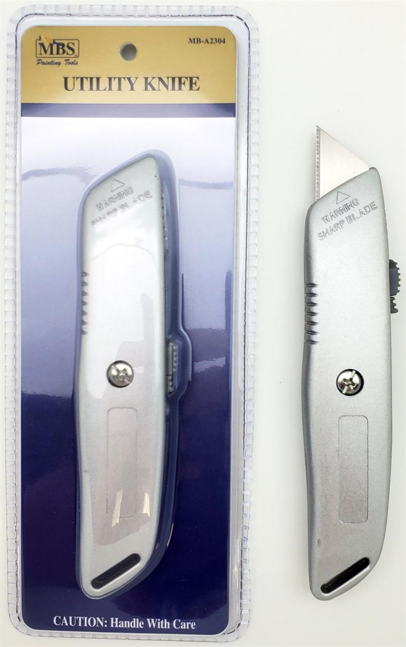 Retractable & Locking Utility KNIFE with Aluminum Body
