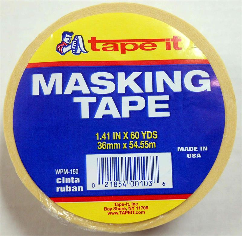 1.41 x 60-Yard First Quality Natural Masking TAPE *MADE IN USA*