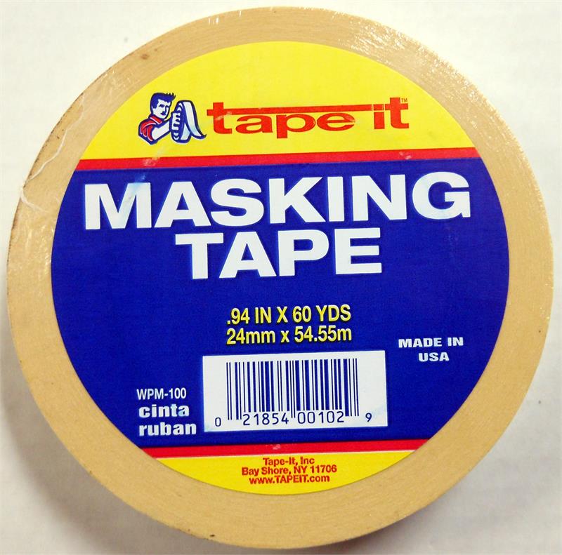 .94 x 60-Yard First Quality Natural Masking TAPE *MADE IN USA*