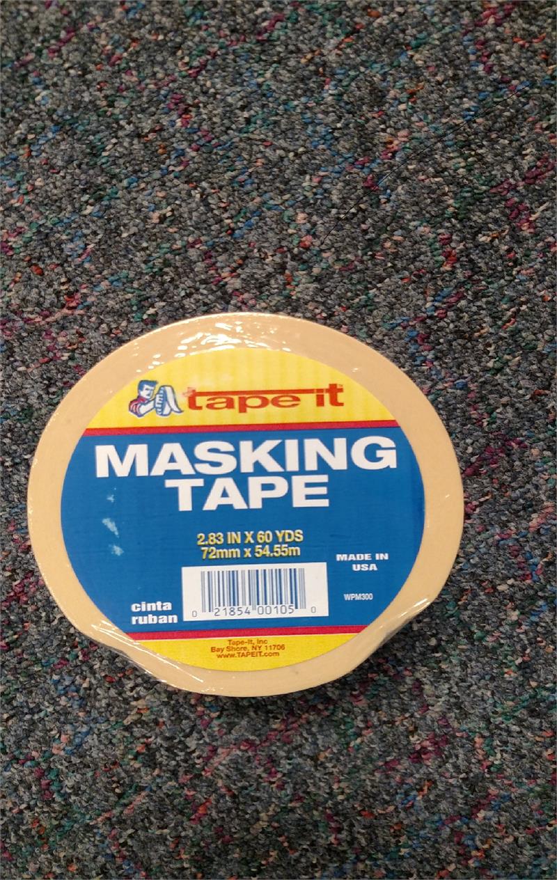 2.83 x 60-Yard First Quality Natural Masking TAPE *MADE IN USA*