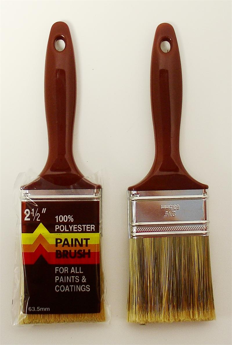 2-1/2 PAINT Brush For All PAINT -100% POLYESTER-
