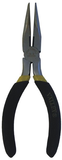 6 Long Nose PLIERS with Matte Grips