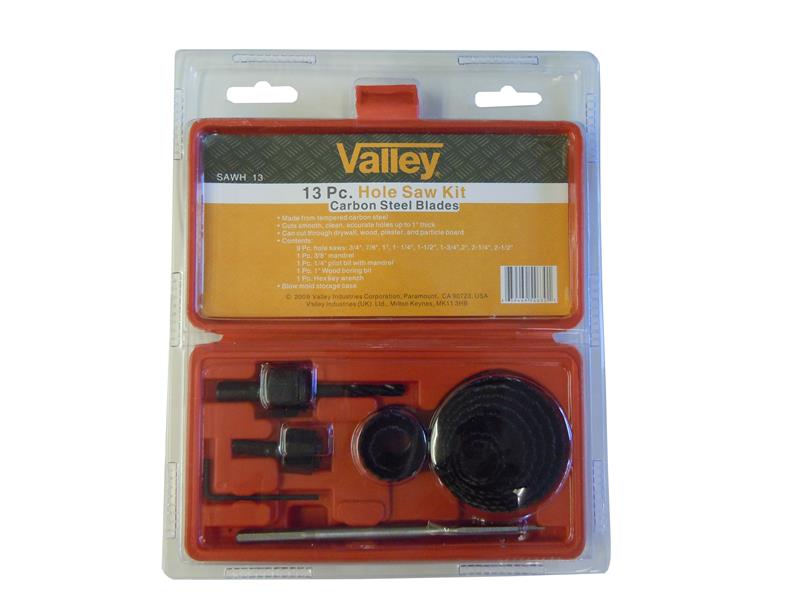 13-Piece Hole SAW Kit with Plastic Case