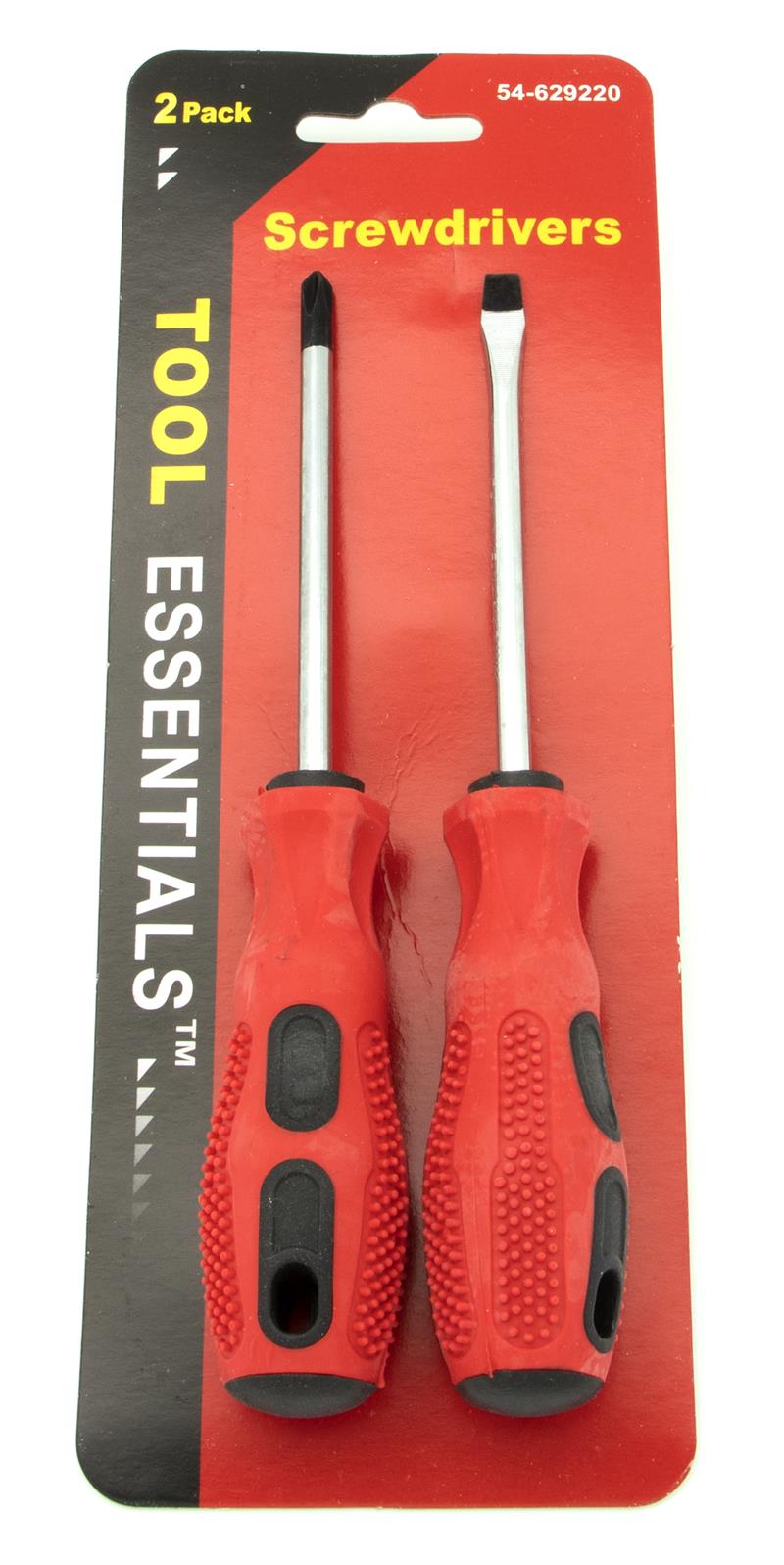 2-Piece 4 SCREWDRIVER Set (#2 Phillips & 1/4 Slotted)
