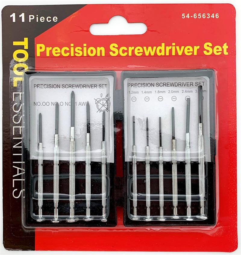 11-Piece Precision SCREWDRIVER Set with Case