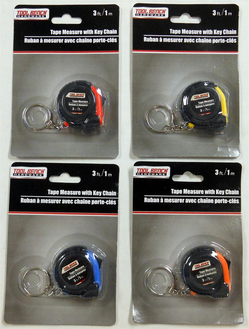 3' TAPE Measure with Key Chain