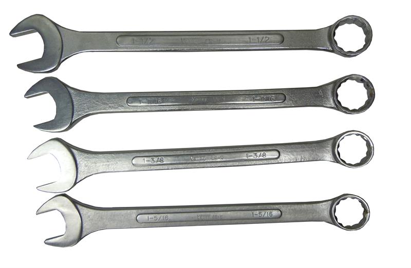 4-Piece Combination WRENCH Set (1-5/16 - 1-1/2)