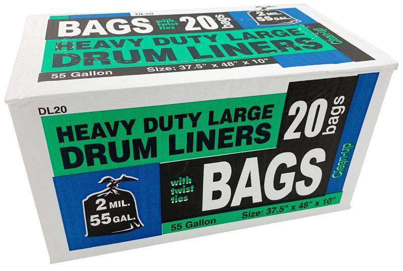 37.5 x 48 x 2-Mil. 55-Gallon Trash BAGS (20-Piece Pack))